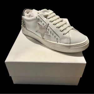 Steven by Steve Madden Rubie-Leather Sneakers. Women’s  Size 6.